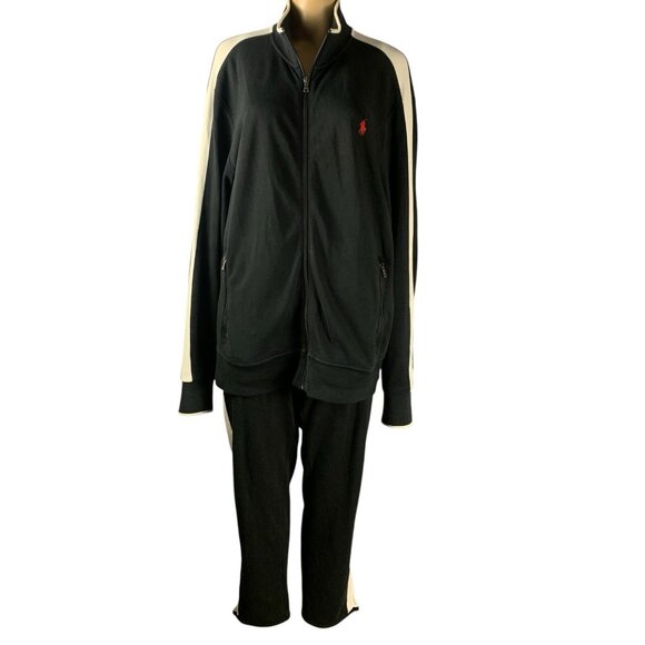 Polo Ralph Lauren Track Suit Pants Jacket 2 Piece Set Men’s Sz L Y2K  Hip Hop. # - Picture 1 of 16